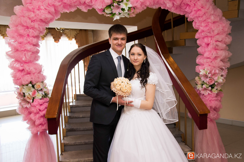 Свадьба Карины Гафиятуллиной и Мансура Гафиятуллина в Караганде 7 марта 2015 года